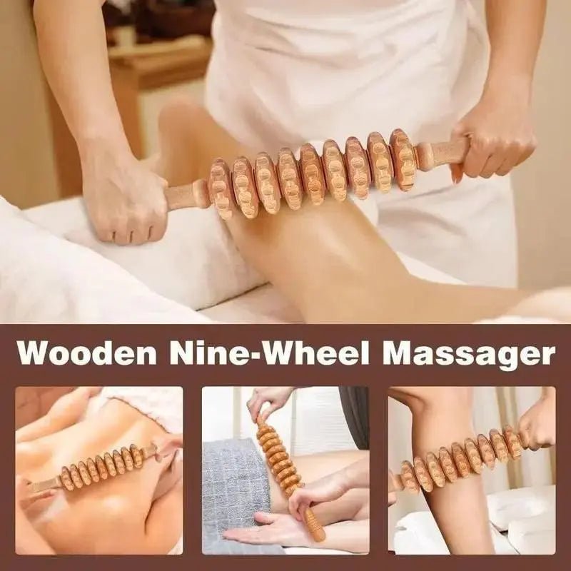 6pcs Wooden Massager Kit