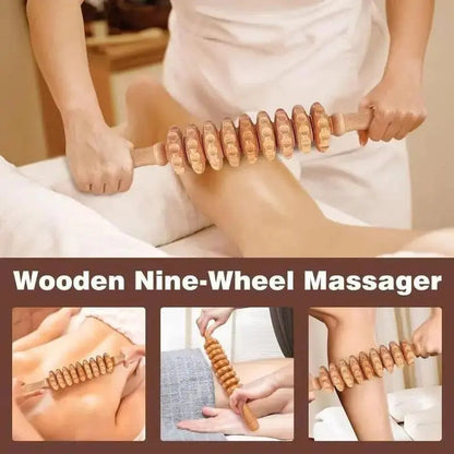 6pcs Wooden Massager Kit