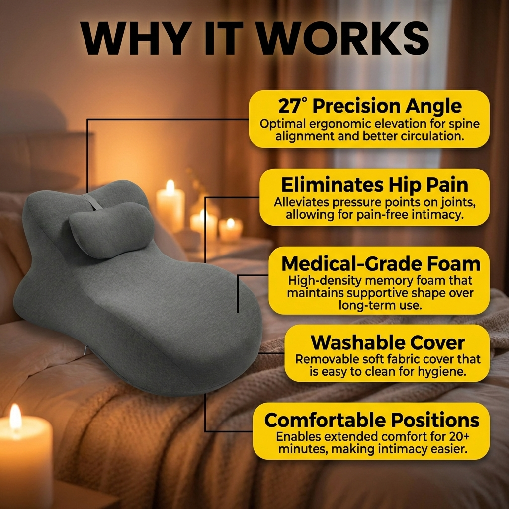 Soreless Positioning Intimacy Pillow