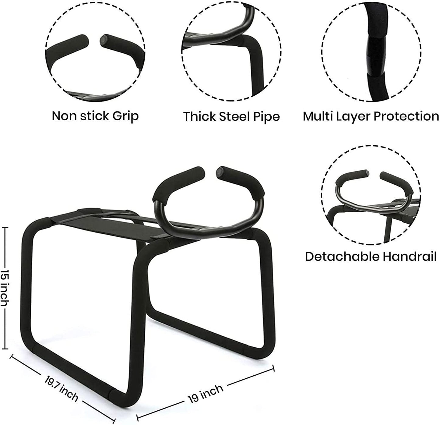 Soreless Deluxe Stool with Handles